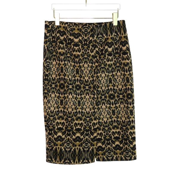 New York & Company Cheetah Pattern Animal Print High Rise Pencil Skirt Size 10 - Picture 2 of 7
